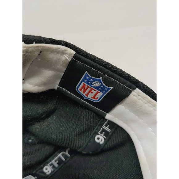 NFL New Era 9Fifty Oakland Raiders Snapback Hat OSFM Black Embroidered Spell Out - Picture 12 of 12